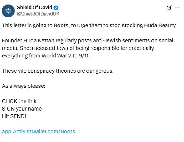 Huda Kattan Faces Backlash Over Anti-Semitic Conspiracy Theories as Jewish Groups Demand Product Pulls