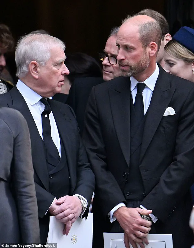 Prince Andrew and Prince William's Frosty Interaction Signals Deepening Royal Family Rift, Expert Says