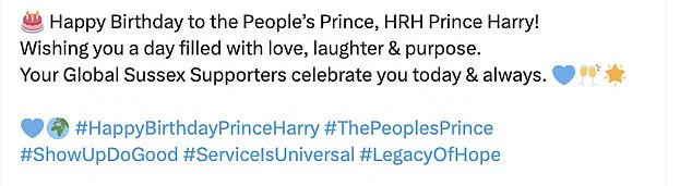 Prince Harry's 41st Birthday Celebrated with Public Affection, Including Heartfelt Messages from Nacho Figueras