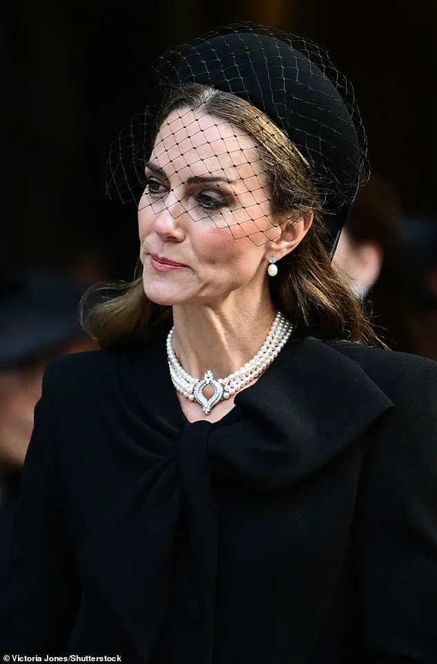 Princess of Wales Pays Tribute at Duchess of Kent's Funeral, Wearing Late Queen's Jewelry