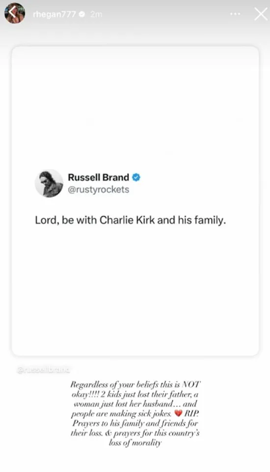 TikTok Star Rhegan Coursey Condemns Online Jokes About Charlie Kirk's Assassination in Late-Breaking Update