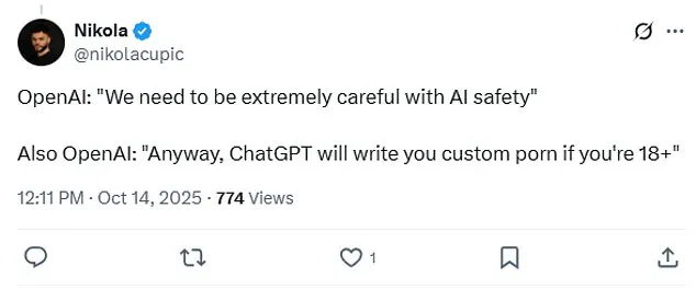Exclusive Access to Explicit Content in AI Updates Sparks Expert Advisories on Public Safety