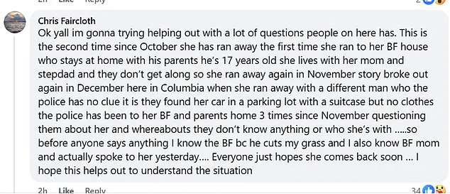 South Carolina Teen Missing: Authorities Suspect Unidentified Man in Search for 16-Year-Old Mackenzie Dalton