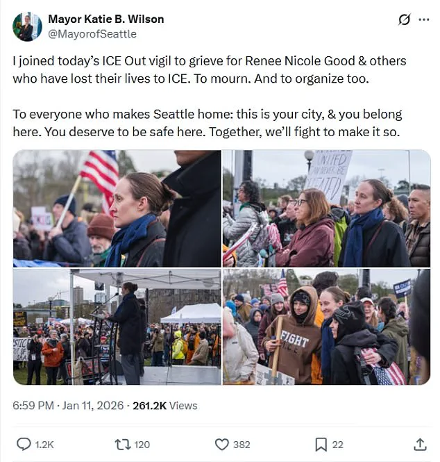 Seattle Mayor Katie B. Wilson Faces Backlash Over Photo with Far-Left Activist Advocating Arson