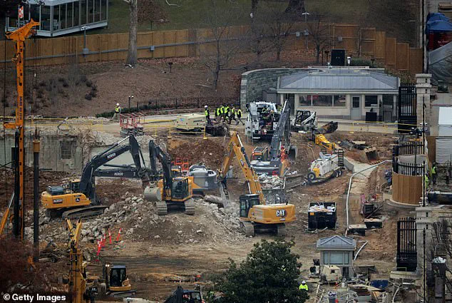 Controversial $300 Million White House Bunker Project Replaces Historic Facility