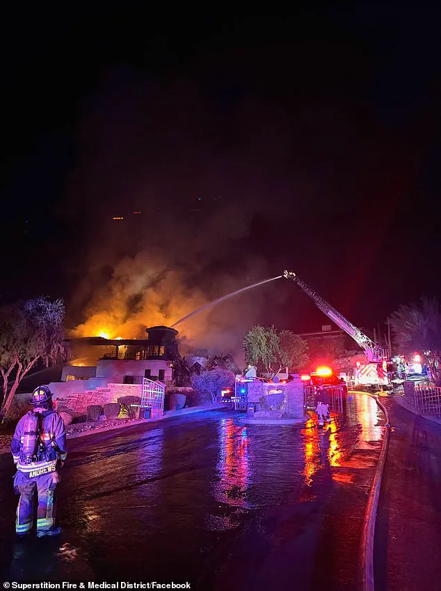 Once-Magnificent Arizona Mansion Reduced to Ashes in Devastating Fire, Raising Concerns for Community Safety