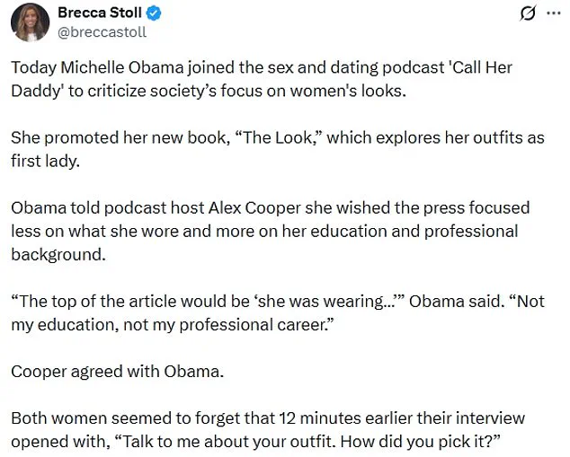 Michelle Obama's *Call Her Daddy* Interview Reignites Debates on Personal Expression and Media Scrutiny Amid New Book Release