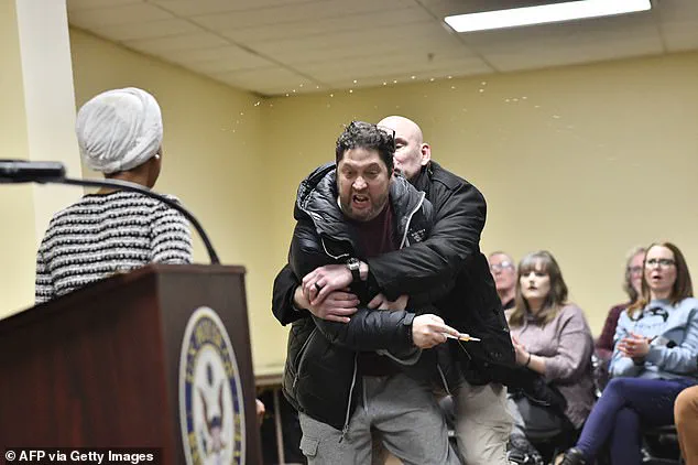 Man Charged with Third-Degree Assault After Spraying Congresswoman Ilhan Omar with Vinegar-Like Liquid During Town Hall