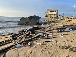 Four Homes Vanish into Ocean as Storm Ravages North Carolina's Outer Banks: Video Shows Dramatic Collapse