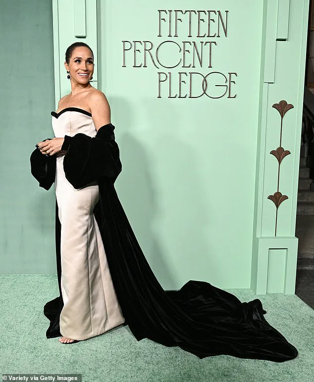 Meghan Markle Steals Spotlight at Fifteen Percent Pledge Gala in Stunning Custom Pink Ensemble