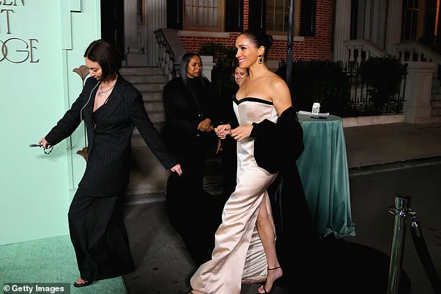 Meghan Markle Steals Spotlight at Fifteen Percent Pledge Gala in Stunning Custom Pink Ensemble