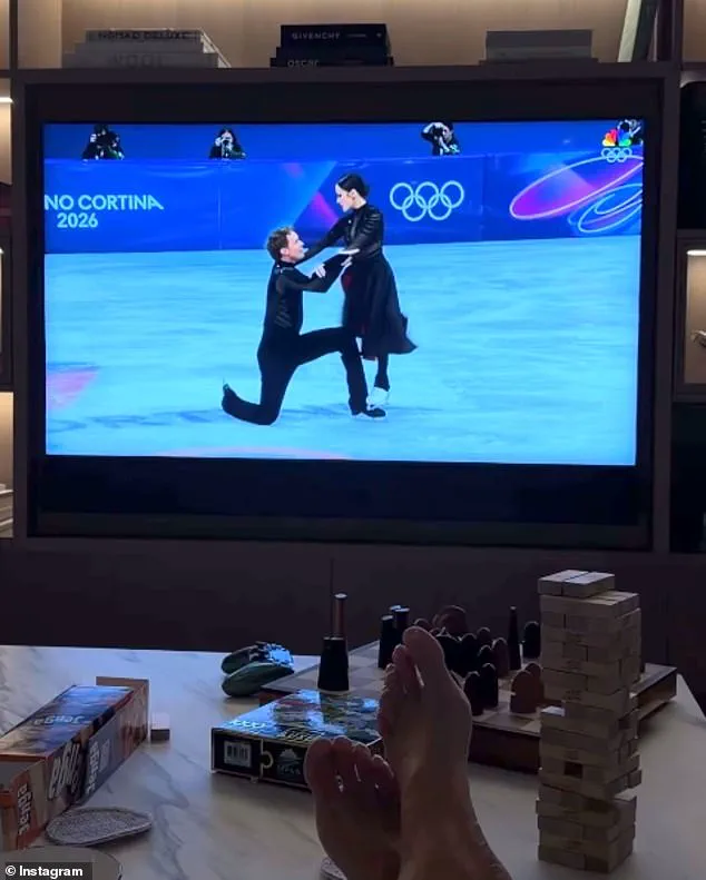 Arabella Kushner's Energetic Cheer at Winter Olympics Skating