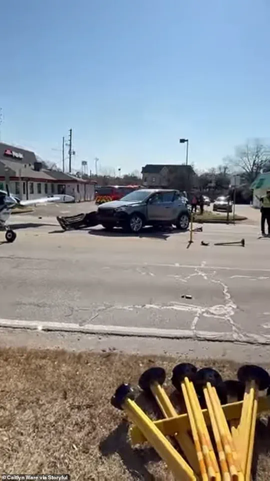 Plane Crashes into Georgia Street: Pilot's Glide Attempt Fails After Engine Failure