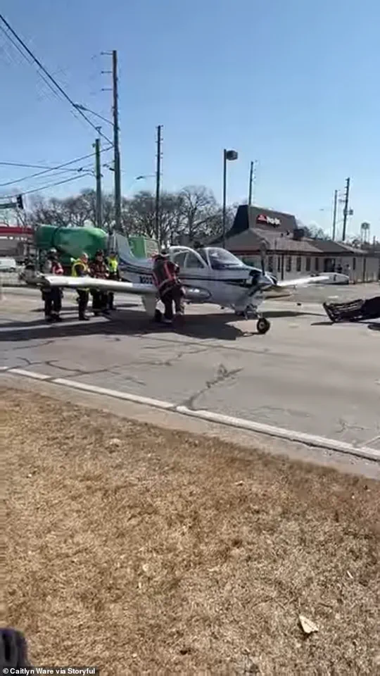 Plane Crashes into Georgia Street: Pilot's Glide Attempt Fails After Engine Failure