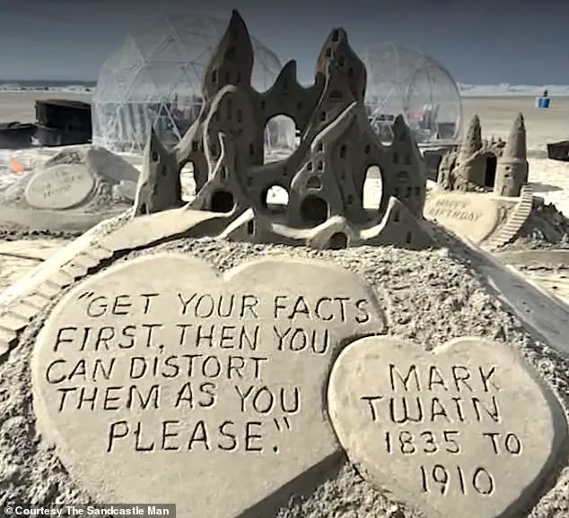 The Sandcastle Man's Mark Twain Quote Sparks Controversy, Leading to His Ban from Hotel del Coronado
