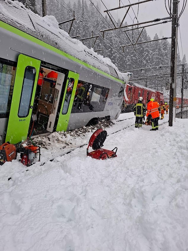 Avalanche Triggers Train Derailment in Valais, Switzerland; Five Injured as Investigation Begins