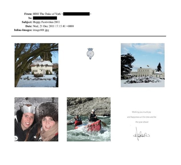 Duke of York's 2011 Christmas Card to Epstein Contradicts 2019 Claims, Reveals Epstein Files