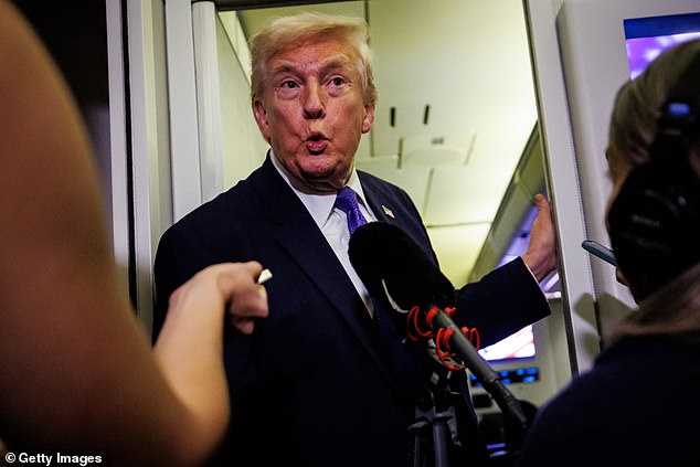 Trump Avoids Comment on Noem-Lewandowski Alleged Affair, Sparking Speculation