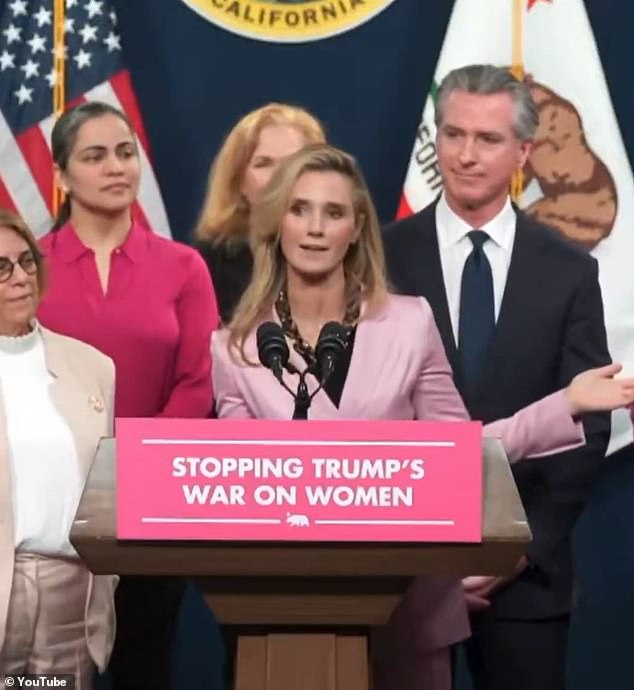 Jennifer Siebel Newsom's Bold Interruption Sparks Debate Over 'War on Women' and Political Tensions