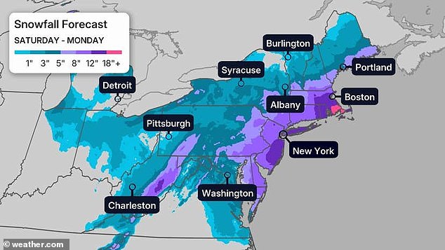 Colossal Winter Storm Hernando Threatens Northeast and Mid-Atlantic with Devastating Snow, Winds, and Flooding as Temperatures Plummet to 30°F