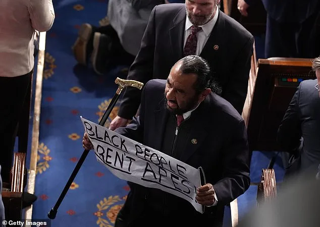 Al Green Ejected from House Chamber During State of the Union for Protest Against Trump's AI Video
