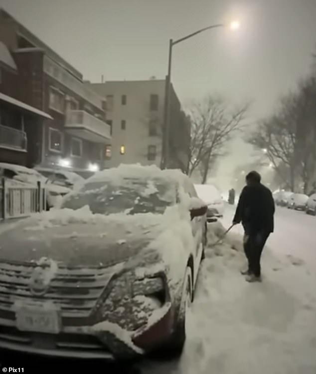 Neighbor's Snow-Shoveling Act Heats Up Neighborhood Dispute During NYC Blizzard