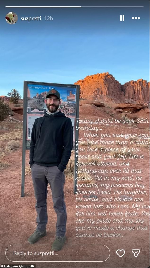 Mother's Heart-Wrenching Tribute to Son on His 38th Birthday