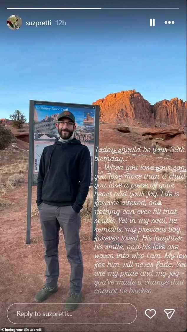 Mother's Heart-Wrenching Tribute to Son on His 38th Birthday