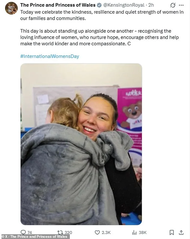 Princess of Wales Celebrates International Women's Day with Message of Kindness, Resilience, and Collective Strength