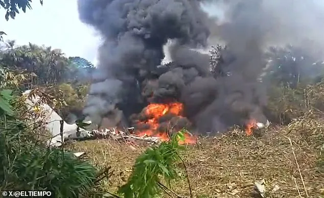 66 Dead After Military Transport Plane Crash in Colombia's Amazon Region