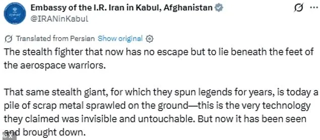 Iran Releases Stark Images of Downed U.S. F-15E, First Confirmed Downing in Conflict