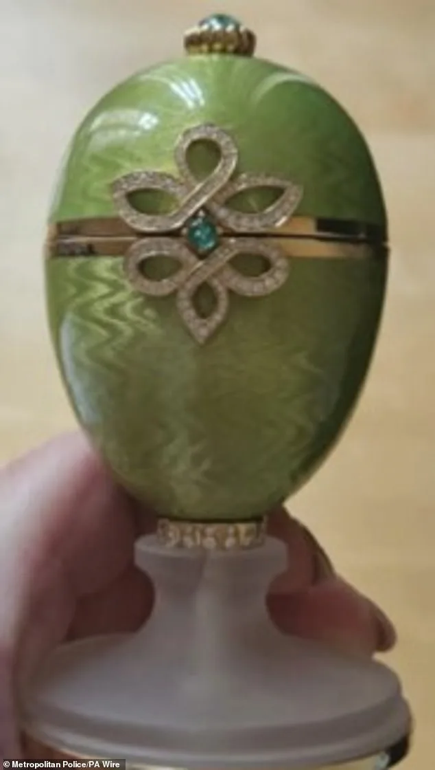 Algerian Drug Addict Steals £2m Fabergé Egg from London Pub