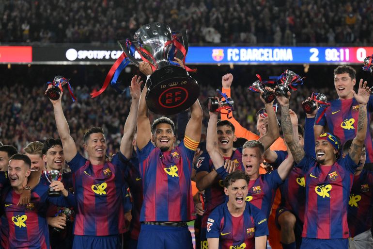 Barcelona clinch 29th La Liga title with decisive El Clasico win.