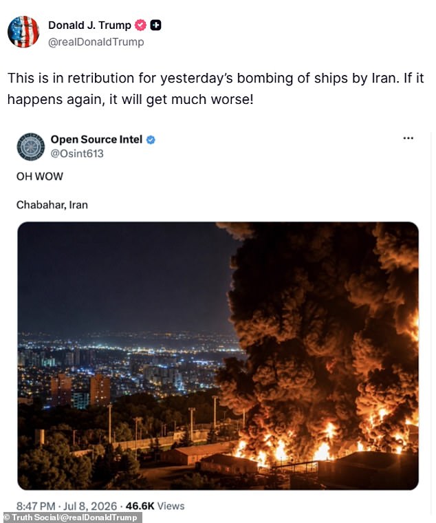 Trump declares ceasefire dead after Iran strikes Gulf nations.