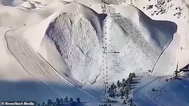 Thrillseekers have close call with death in massive avalanche while skiing off-piste