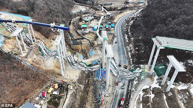 Devastating Bridge Collapse in South Korea Leaves Tragic Trail