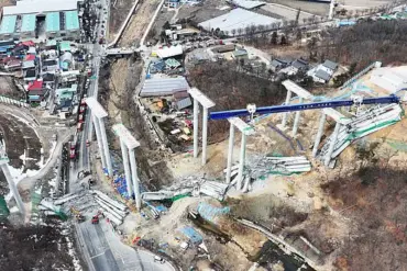 Devastating Bridge Collapse in South Korea Leaves Tragic Trail