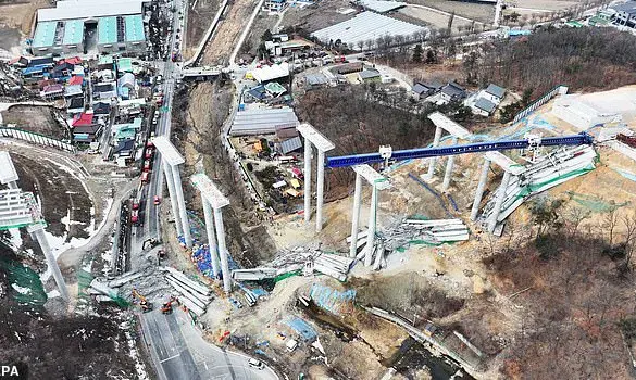 Devastating Bridge Collapse in South Korea Leaves Tragic Trail