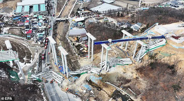 Devastating Bridge Collapse in South Korea Leaves Tragic Trail