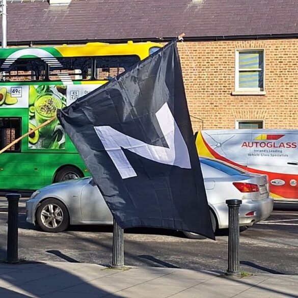 Truth & Neutrality Alliance marks 2nd anniversary with protest at US Embassy in Dublin