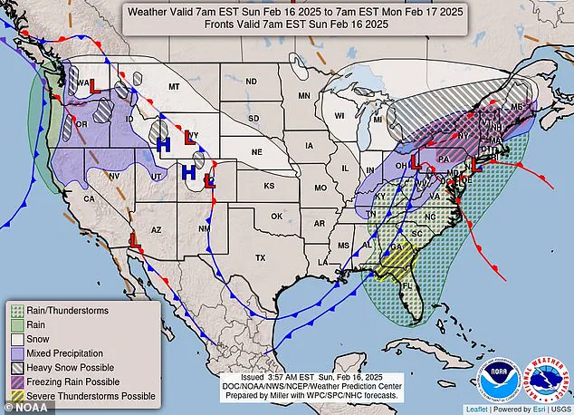 US Faces Multiple Weather Emergencies: Winter Storm, Flooding, and Severe Storms