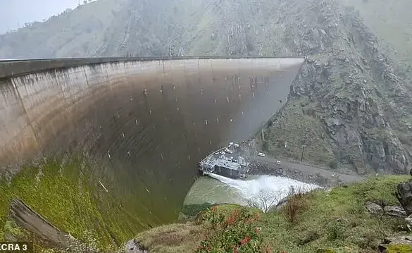 Whirlpool Emerges at California'S Lake Berryessa