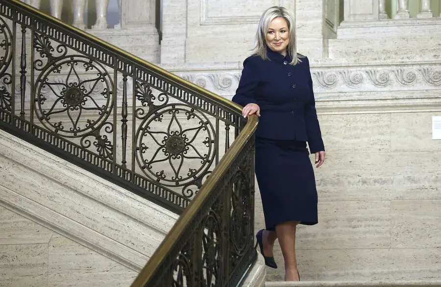 Northern Ireland's First Minister, Michelle O'Neill, Criticizes UK's Decision to Provide Military Aid to Ukraine