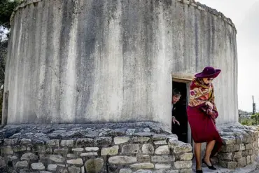 Queen Maxima Dazzles in Burgundy During Royal Visit to Cyprus