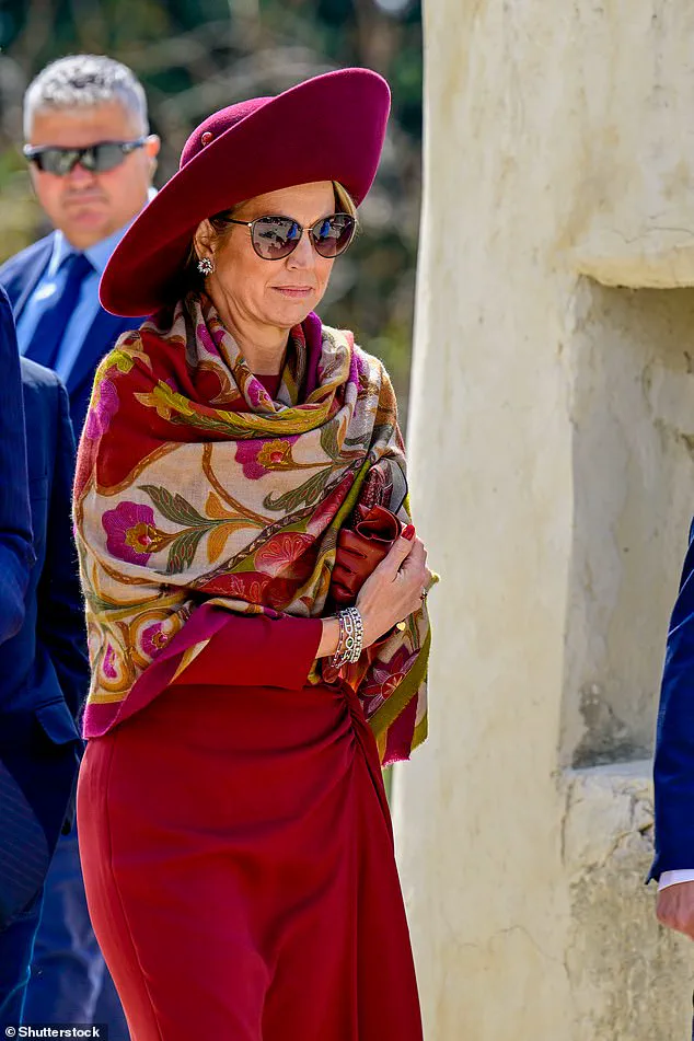 Queen Maxima Dazzles in Burgundy During Royal Visit to Cyprus