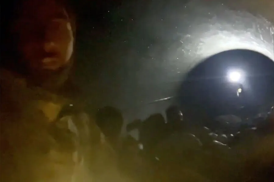 Russian Soldiers Record Video Greeting Inside Gas Pipeline on Kursk Front for International Women's Day