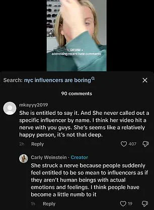 TikToker Sets Social Media Ablaze with Controversial Slams on New York Influencers