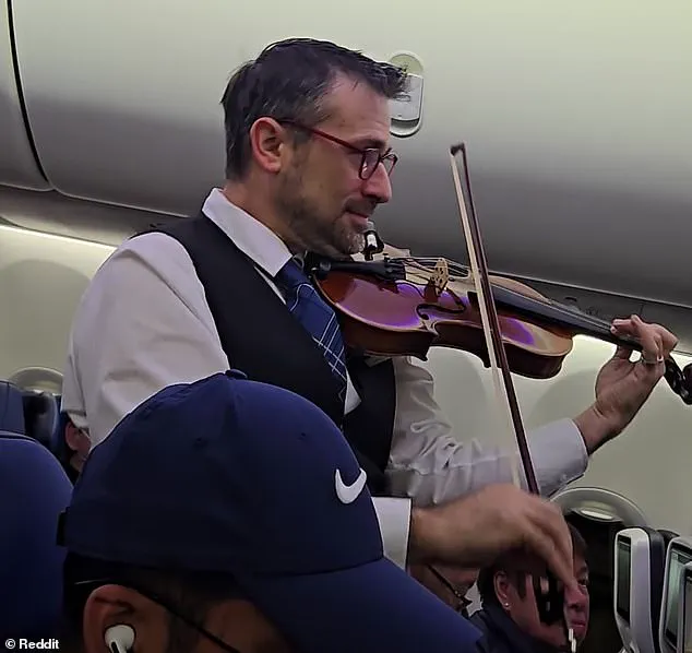 United Airlines Crew Member's Violin Performance Sparks Mixed Reactions