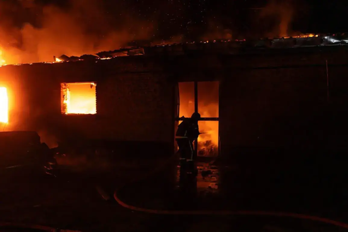 Exclusive Footage Reveals Nighttime Attack and Devastating Fire in Kyiv's Goloseevsky District