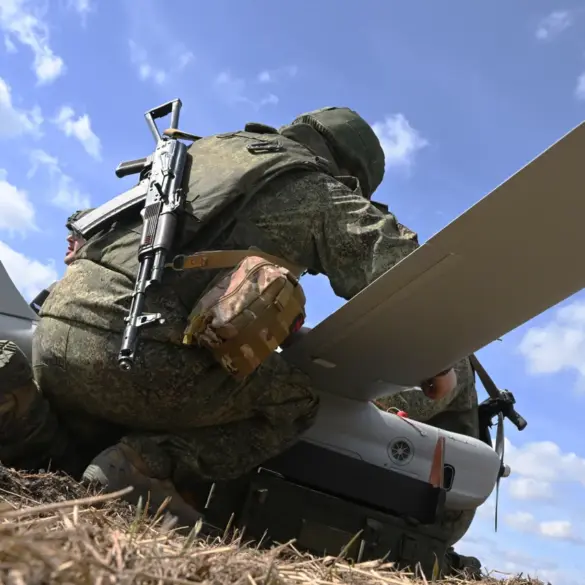 Russian Forces Deploy Advanced UAVs in Precision Strike Against Ukrainian Military Warehouse